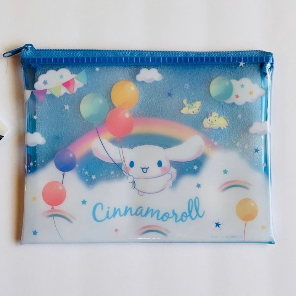 Sanrio Cinnamoroll zipper top pouch